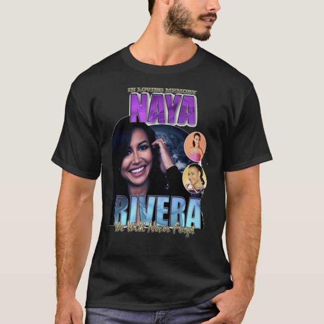 Camiseta Naya Rivera Rest Em Paz RIP Apresente Memorial (Frente)