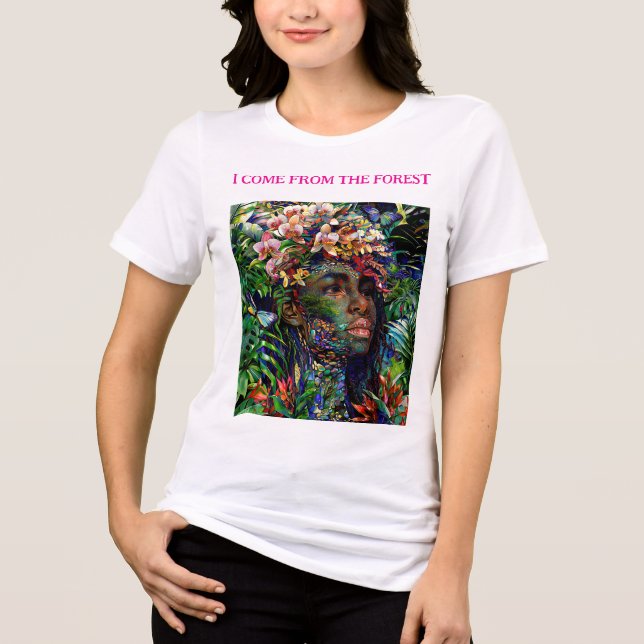 Camiseta “Nayari” - Jungle Mirage - Women In Amazonia   (Frente)