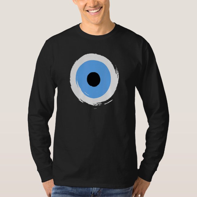 Camiseta Nazar Amulet Boa Sorte Olho Grego Mau (Frente)