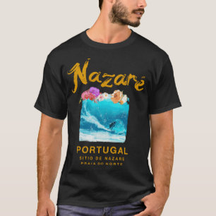 Camiseta Nazare Portugal Vintage Retro Surfing 986