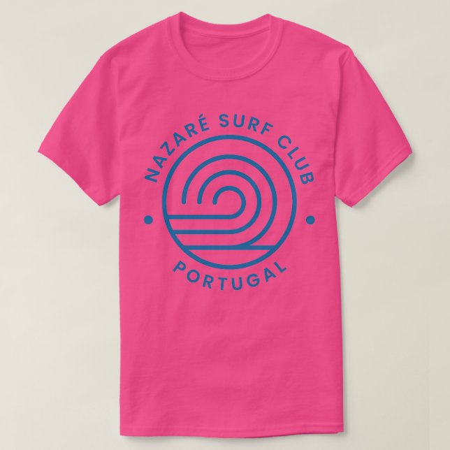 Camiseta Nazare Surf Club Portugal TShirt (Frente do Design)