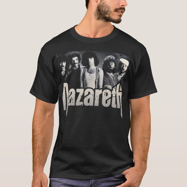 Camiseta Nazareth Banda Rock Music Scotland Duro Love Heart (Frente)