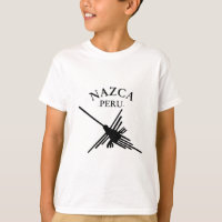 Nazca Peru Hummingbird com texto curvo