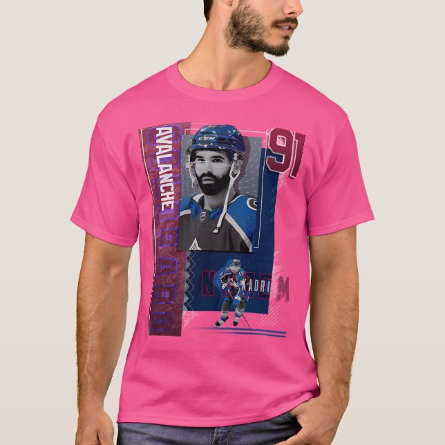 Camiseta Nazem Kadri Paper Poster versão 2 (Frente)