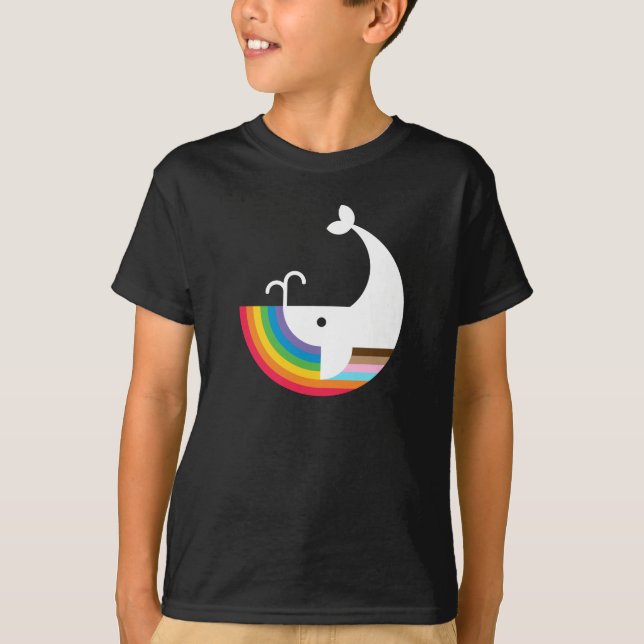 Camiseta NB: Orgulho Chá de Baleia Infantil (Frente)