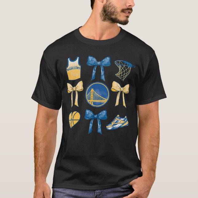 Camiseta NBA Golden State Warriors Bow Grid retro (Frente)