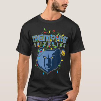 Camiseta NBA Memphis Grizzlies Christmas Lights Holiday boy