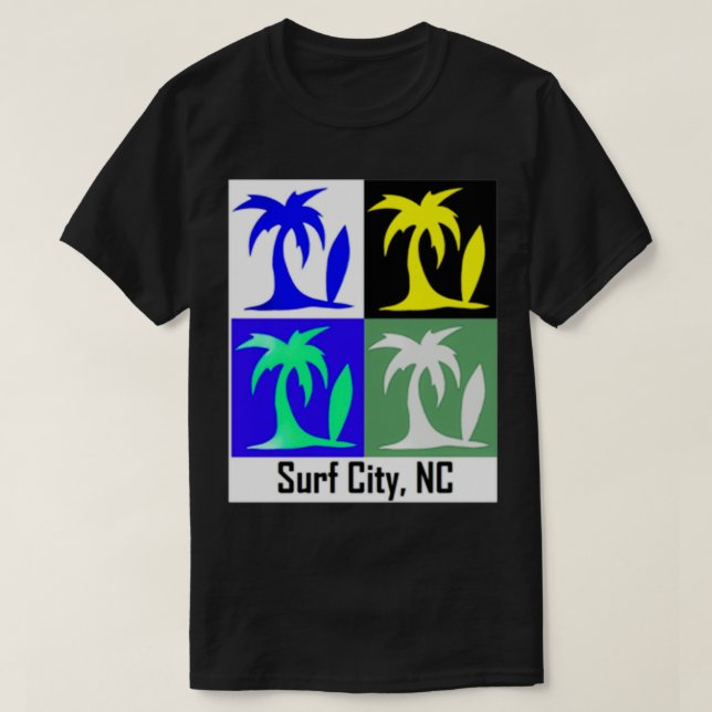 Camiseta NC Cidade do Surf e Palm (Frente do Design)