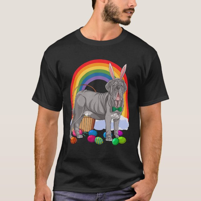 Camiseta Neapolitan Mastiff Ovos Coelhinhos (Frente)