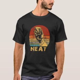 Camiseta Neat Bourbon Whiskey Bebendo