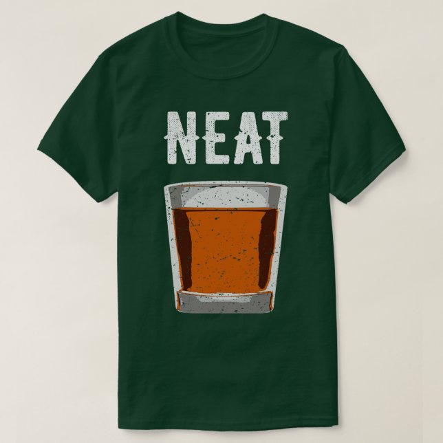 Camiseta Neat Old Fashiked Scotch and Bourbon V (Frente do Design)