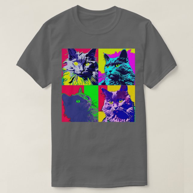 Camiseta Nebelung Cat Art Gover Gift 1 (Frente do Design)