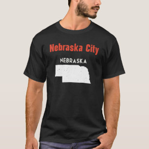 Camiseta Nebras Nebras e Viagem da América do Estado do Neb
