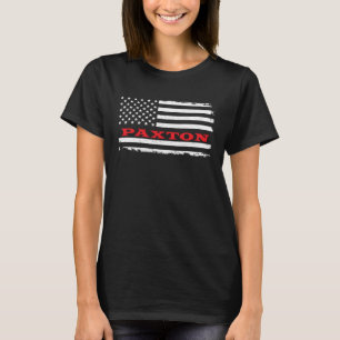 Camiseta Nebraska American Flag Paxton EUA Patriotic Souven