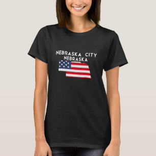 Camiseta Nebraska Cidade dos EUA Estado América Viagem Ne