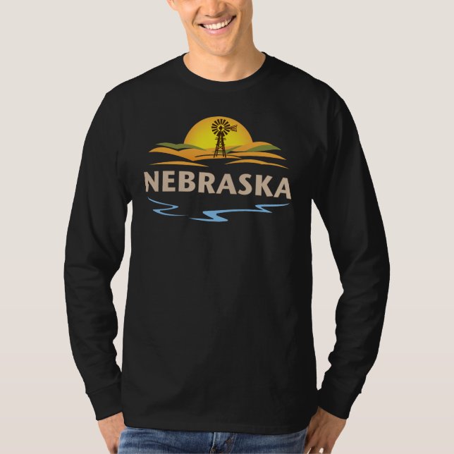 Camiseta Nebraska Estados Unidos da América (Frente)