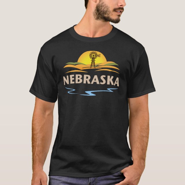 Camiseta Nebraska Estados Unidos da América (Frente)