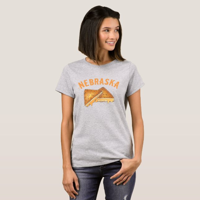 Camiseta Nebraska Fried Tosted Cheese Frencheich (Frente Completa)