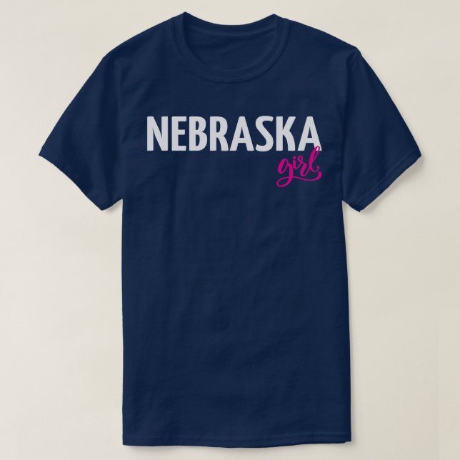 Camiseta Nebraska Girl 2 (Frente do Design)