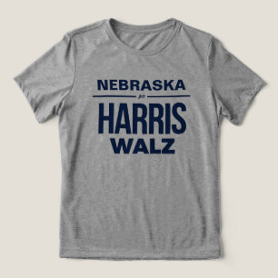 Camiseta Nebraska Harris Walz