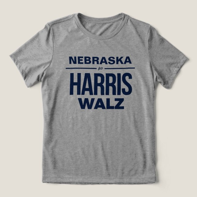 Camiseta Nebraska Harris Walz (Design frontal)