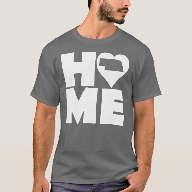Camiseta Nebraska Home Heart State Tees (Frente)