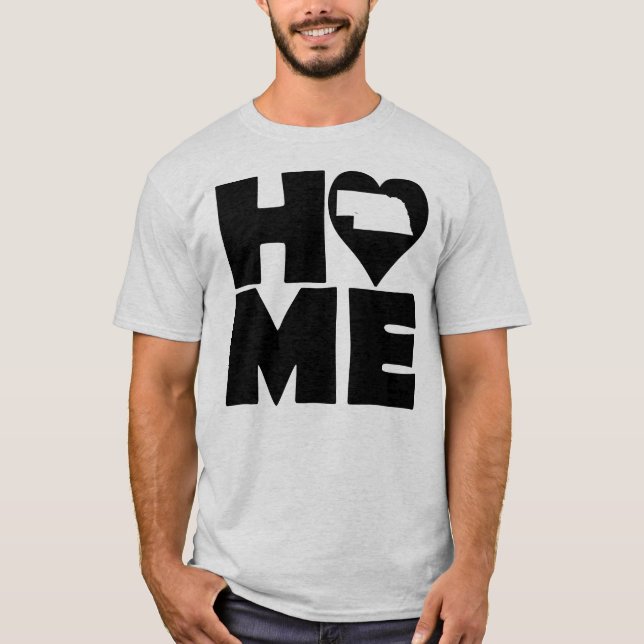 Camiseta Nebraska Home Heart State Tees (Frente)