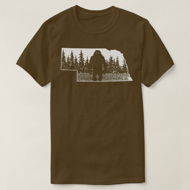 Camiseta Nebraska Sasquatch (Frente do Design)