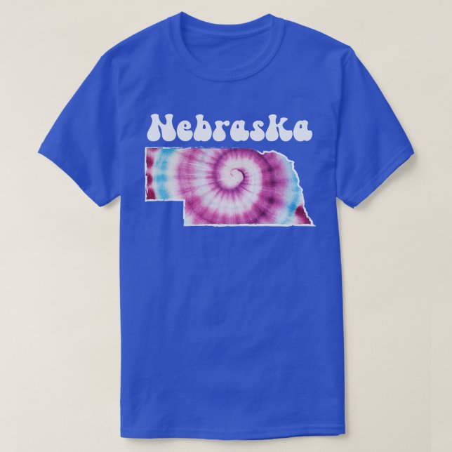 Camiseta Nebraska Tie Dye (Frente do Design)
