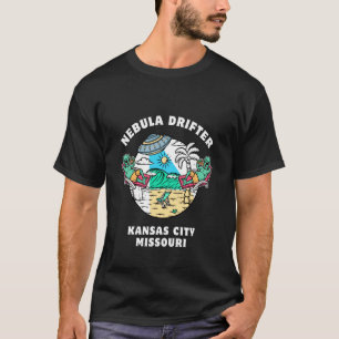 Camiseta Nebula Drifter Kansas City Missouri Viagem Ao Ar L