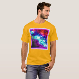 Camiseta Nebula Stars Digital Art Design. Comprar Agora