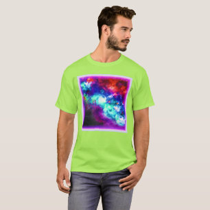 Camiseta Nebula Stars Digital Art Design. Comprar Agora