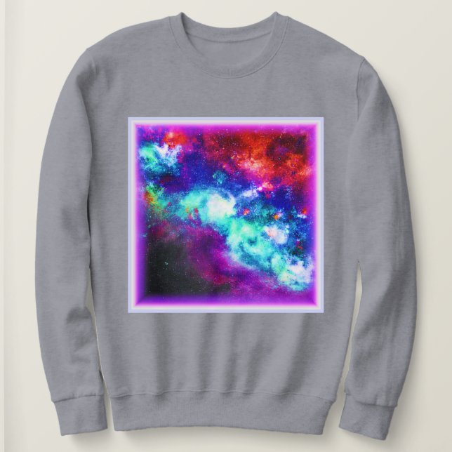 Camiseta Nebula Stars Digital Art Design. Comprar Agora (Frente do Design)
