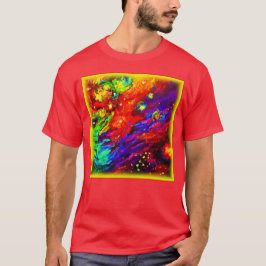Camiseta Nebulosa Em Nossa Pintura Universo. Comprar Agora