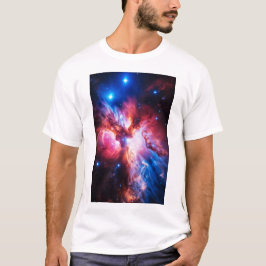 Camiseta Nebulosa Galáxia Espaço Estrelas Cósmico Universo 