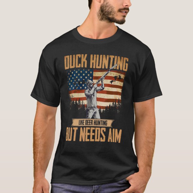 Camiseta Necessidades de caça a patos americanos de pata-pa (Frente)