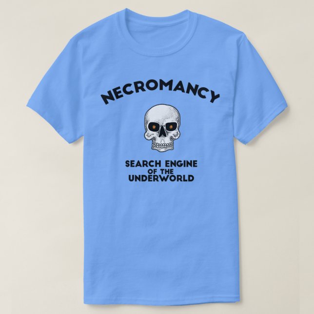 Camiseta necromancia (Frente do Design)