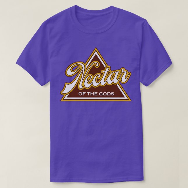 Camiseta Néctar da Cola de Cerveja dos Deuses Retro 1 (Frente do Design)