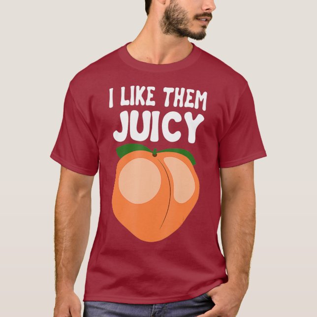 Camiseta Nectarinas de pêssego suculentas Fruta de damascos (Frente)