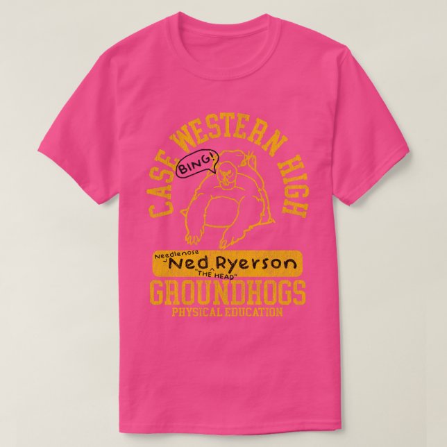 Camiseta Ned Ryersons Caso Western High PE Uniform (Frente do Design)