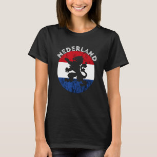 Camiseta Nederland Dutch Flag Emblem Dutch Pride Holland Ne
