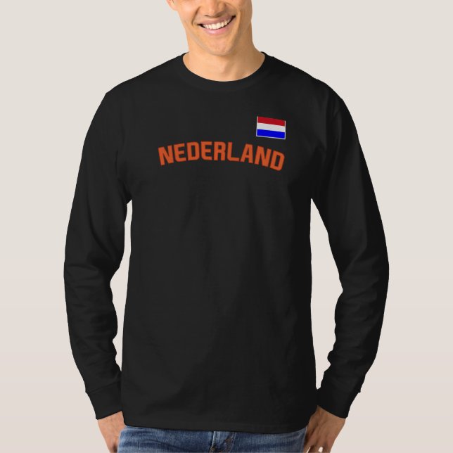 Camiseta Nederland Flag Dutch Pride Netherlands Internation (Frente)