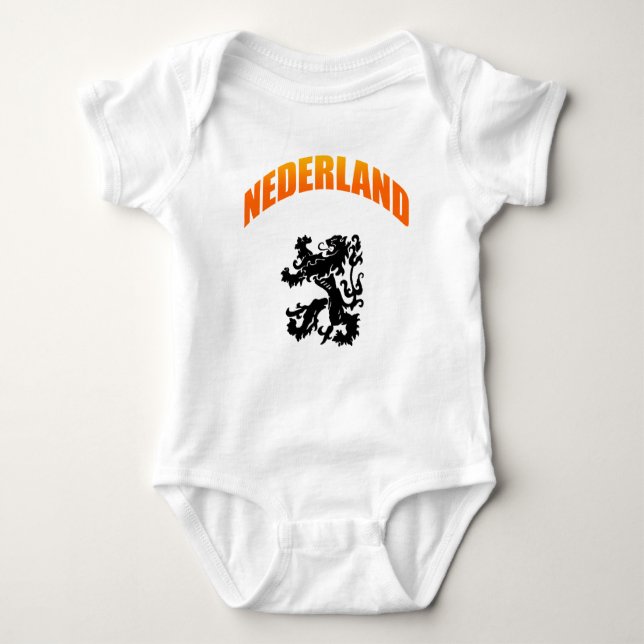 Camiseta Nederland leeuw Voetbal wk (Frente)