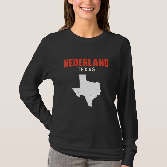 Camiseta Nederland Texas USA State America Travel Texas (Frente)