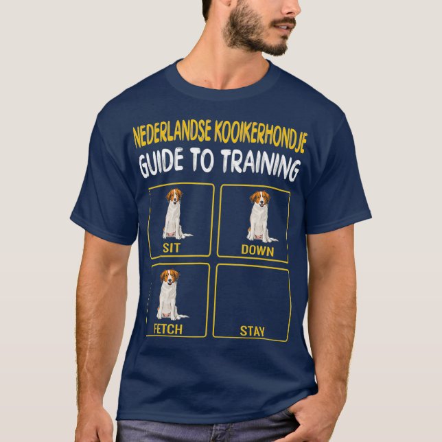 Camiseta Nederlandse Kooikerhondje Guia Para Formação De Cã (Frente)