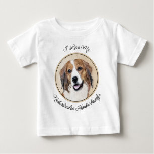 Camiseta Nederlandse Kooikerhondje - Pintura de Cachorro