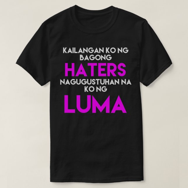 Camiseta Need New Hater Filipino (Frente do Design)
