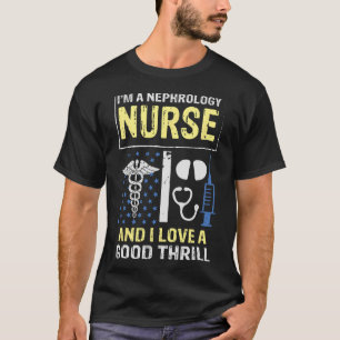 Camiseta Nefrologia Enfermeira Em Boa Diálise Nu