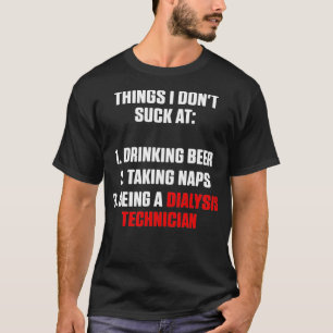 Camiseta Nefrologia Tech Lista de Técnicos de Diálise