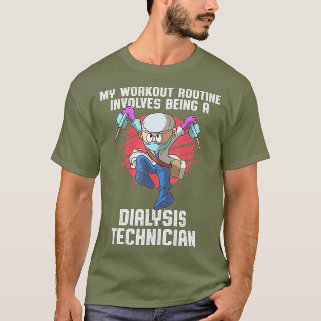 Camiseta Nefrologia Técnica do Método de Disálise (Frente)